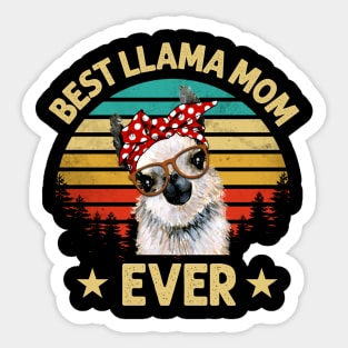 Best Llama Mom Ever Sticker